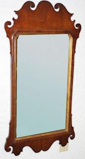 36" Chippendale mahogany mirror, circa 1770-1790.