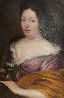 French School, (18th century), Portrait of Madame de Maintenon
