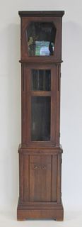 Arts & Crafts Style Continental Grandfather Clock.