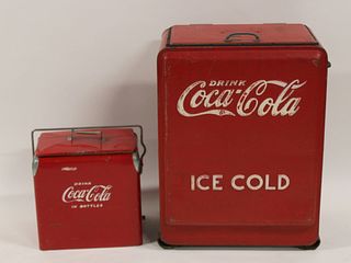 2 Vintage Coca-Cola Coolers