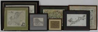 Interesting Group of Framed Antique Maps (7)