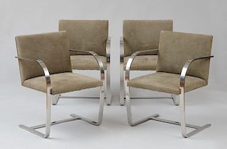 MIES VAN DER ROHE, FOUR "BRUNO" CHAIRS