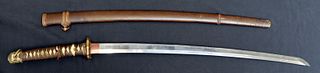 Signed Japanese WWII Officer's Shin-Gunto Sword.