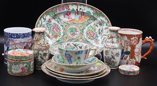 Large Grouping of Chinese Export Porcelain.