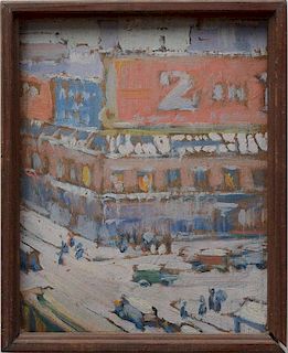 RUTH TEMPLE ANDERSON (1891-1957): CITY IN SNOW