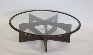 Midcentury James Mont Style Coffee Table.