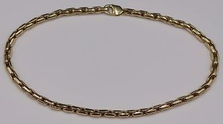 JEWELRY. 14kt Gold Articulated Chain Necklace.