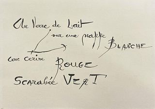 Joan Miro - Le Lezard aux Plumes d'Ord 20