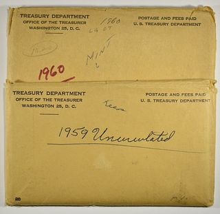 1959 & 1960 U.S. MINT UNC SETS