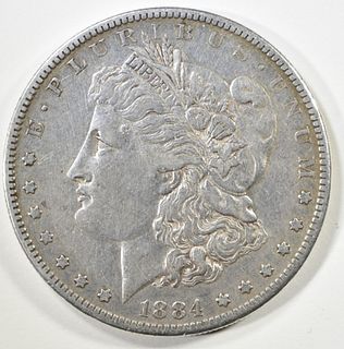 1884-S MORGAN DOLLAR  AU