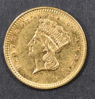 1858 TYPE 3 GOLD DOLLAR  BU