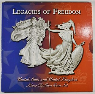 2003 LEGACIES OF FREEDOM TWO COIN SET
