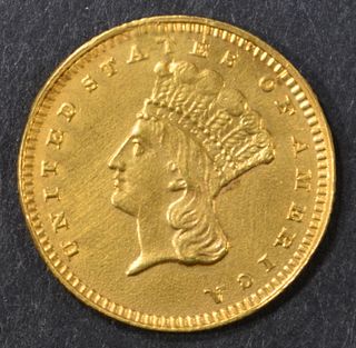 1865 $1 TYPE 3 GOLD CH AU