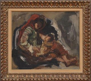 EMMANUEL MANÉ-KATZ (1894-1962): MOTHER AND CHILD