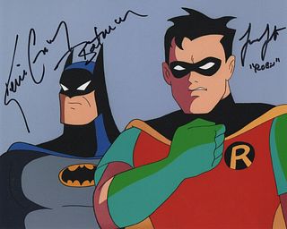 Kevin Conroy Loren Lester Autographed 8X10 Photo Batman Animated JSA