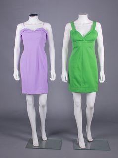 MUGLER & GENNY SUMMER DRESSES, PARIS & ITALY, 1980-1990s