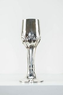 German Art Nouveau 800 Silver Chalice Jugendstil