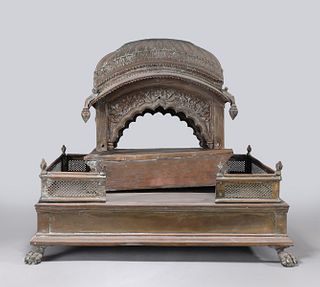 Indian Brass or Copper Model of Shrine