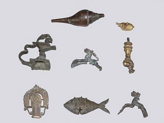 Group of Antique Indian Metalworks