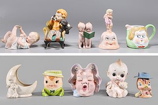 Group of Ten Assorted Porcelain Wares