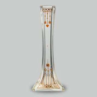 Antique Vienna Secession/ Art Nouveau Crystal Vase
