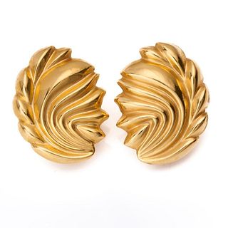 Pair of 14K Gold Earrings