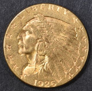 1926 GOLD $2.5 INDIAN  CH BU