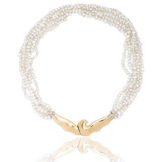TIFFANY and CO. PALOMA PICASSO 18k and PEARL NECKLACE