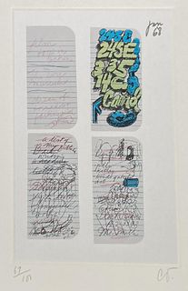 Claes Oldenburg - Notes in Hand 32