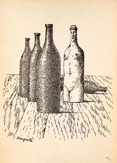 Rene Magritte - Untitled (Bottles)