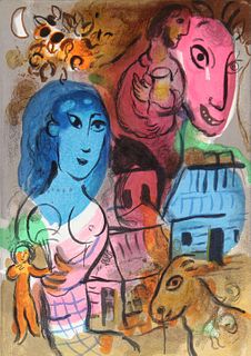 Marc Chagall - Xxeme Century Homage A Marc Chagall