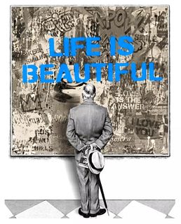 Mr. Brainwash - Life Is Beautiful (Blue)
