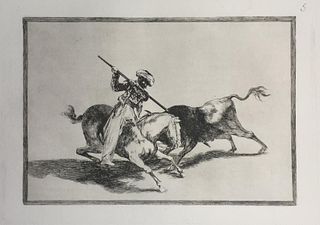 Francisco Jose De Goya Lucientes - La Tauromaquia Plate