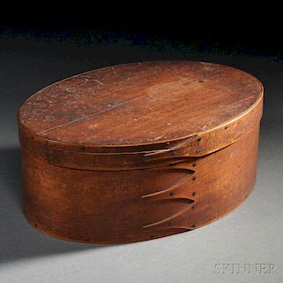 Shaker Oval Covered Box