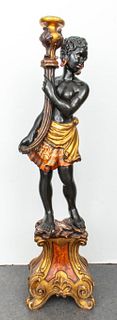 Vianello Venetian Carved Wood Blackamoor Figure