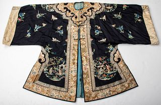 Chinese Silk Embroidered Robe