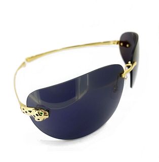 Cartier Black Gold Sunglasses Panther