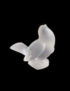 Lalique France Glass Bird Figure