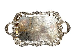 Antique Silver Tray