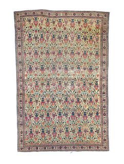 Antique Tehran Rug, 4'3" x 6'7" ( 1.30 x 2.01 M)