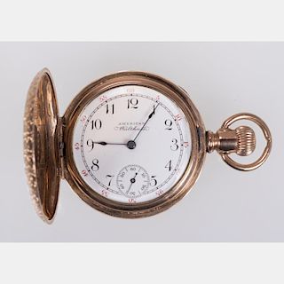 A Waltham 14kt. Yellow Gold-Filled Pocket Watch, 20th Century.