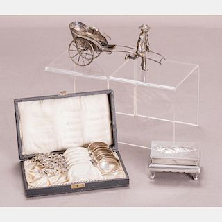A Collection of Silver Decorative Items, 20th Century,
