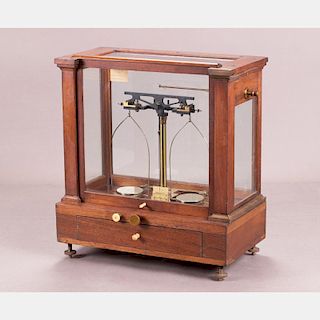 An Analytical Balance by Henry Troemner for Arthur H. Thomas Company, Philadelphia, Early 20th Century,