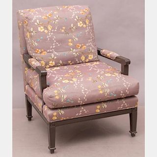 A Contemporary Upholstered Armchair, 20th Century.