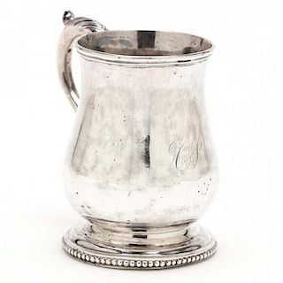 An Early 19th Century Philadelphia Silver Cann 