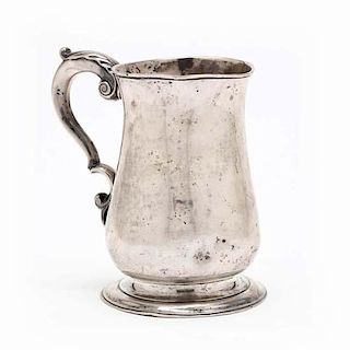 An 18th Century Boston Silver Cann 