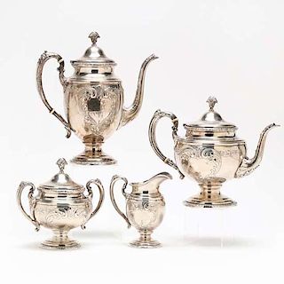 Towle "Old Master" Sterling Silver Tea & Coffee Service 