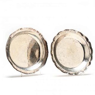 Two 18th Century Peruvian Silver Bowls 