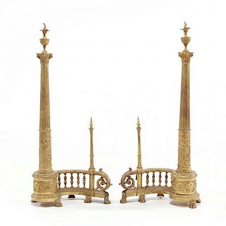 Pair of French Classical Chenets 