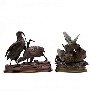 Jules Moigniez (French, 1835-1894), Two Bronzes  